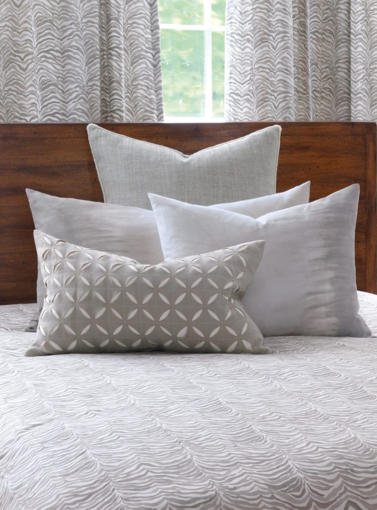 bespoke modern gray throw pillows