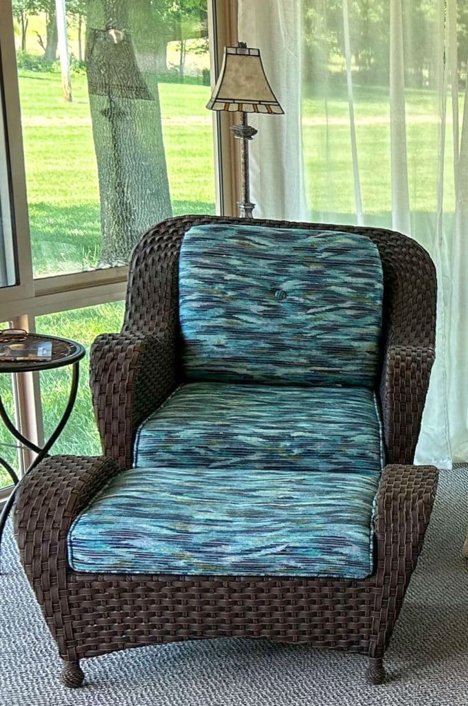 Custom Rattan chair cushions