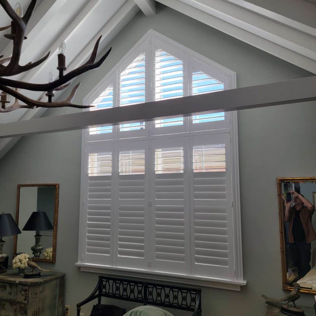 vaulted ceiling window shades