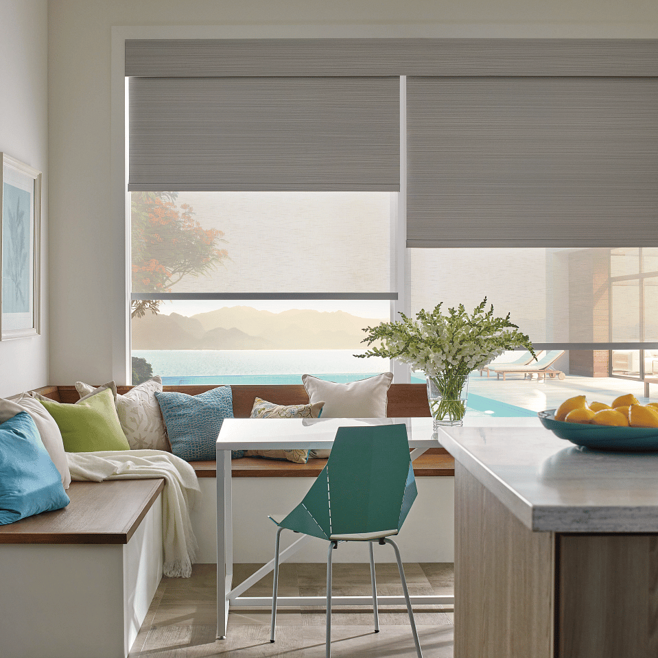 Hunter Douglas shades at Eye on Design in Belleville, Illinois