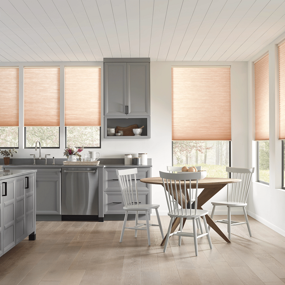 Hunter Douglas shades at Eye on Design in Belleville, Illinois