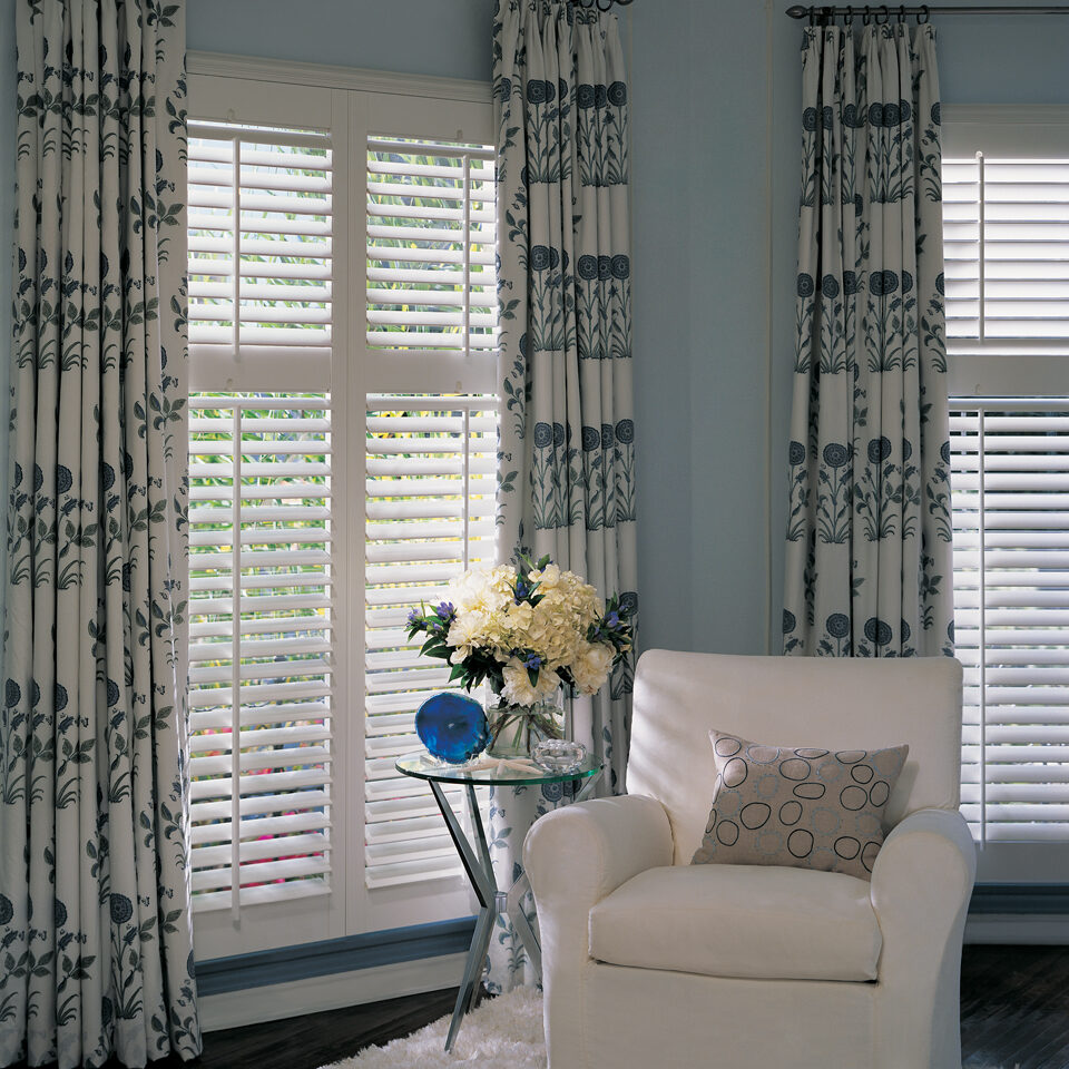 Shutters Beneath Drapery Panels1