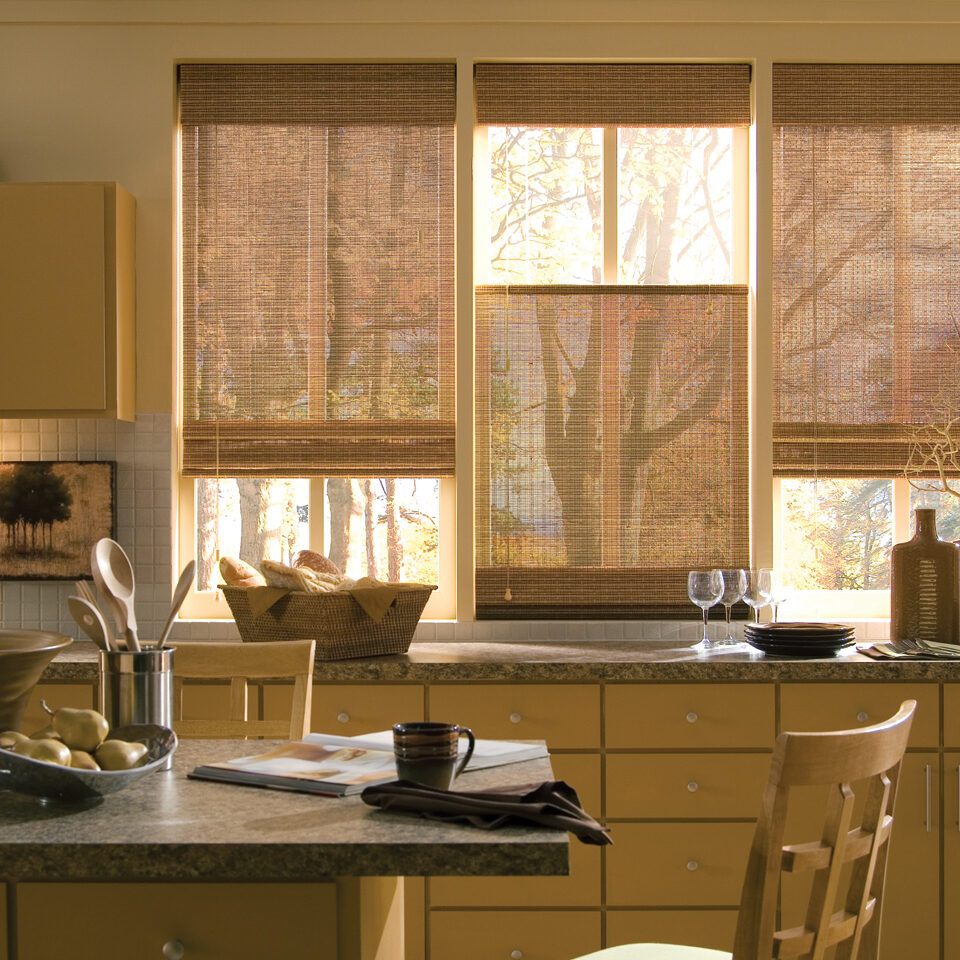 woven shades available at Eye on Design - window treatments near Edwardsville, IL